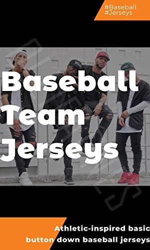Jersey de beisebol Ollie Arnes, camisa de hip-hop Button Down Team uniformes homens jovens tamanhos