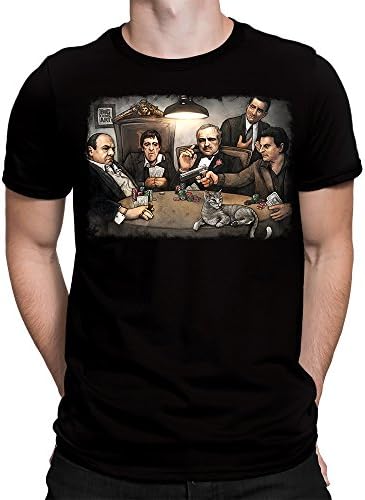 Get Down Art Men's Gangster's Playing Poker T-Shirt de GDA