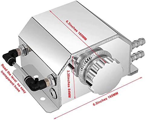Memome JDM Universal 1L Radiator Radiator Recuperação de Recuperação de Recuperação de Água Reservatório Bottle