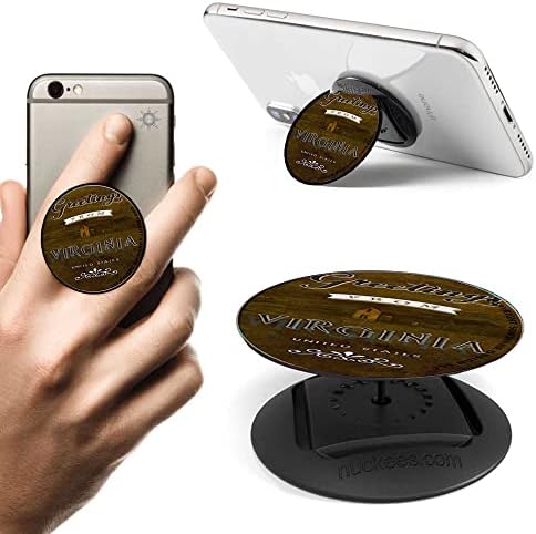 Virginia Greetings Phone Grip Cellphone Stand se encaixa no iPhone Samsung Galaxy e mais
