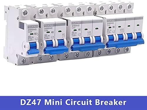 Aybal 1pcs 1 2 pólo DIN Rail mini circuito disjuntor doméstico Caixa de distribuição do ar de distribuição