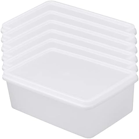 Luxshiny 6pcs caixas de plástico caixa de armazenamento mini recipientes de plástico recipientes de alimentos
