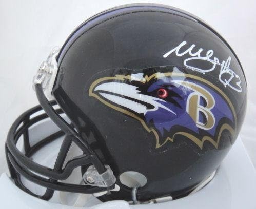 Willis McGahee assinou Baltimore Ravens Mini capacete JSA - Mini capacetes da NFL autografados
