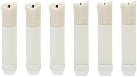 ABAODAM 36 PCS/Set Decoraion Bar Home s suprimentos de bateria elétrica x velas brancas de velas brancas sem chamas