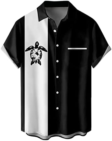 Xxbr camisas havaianas masculinas, 2022 New Men Bowling camisa