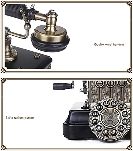 KJHD Telefone antigo, telefone clássico de cabo vintage
