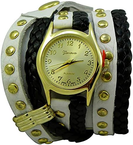 Genebra Platinum cravejou Wrap Watch Steko Ltd