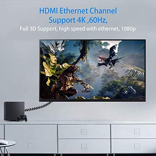 Cabo HDMI 4K DUTTEK, HDMI TO CABO HDMI, Extreme Fino Cabo HDMI para Extender Male para Male para Extender
