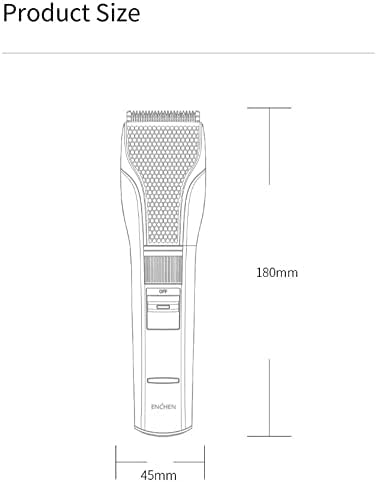 Clipper de cabelo elétrico grosso para homens USB Máquina de corte de corte de cabelo de cabelo