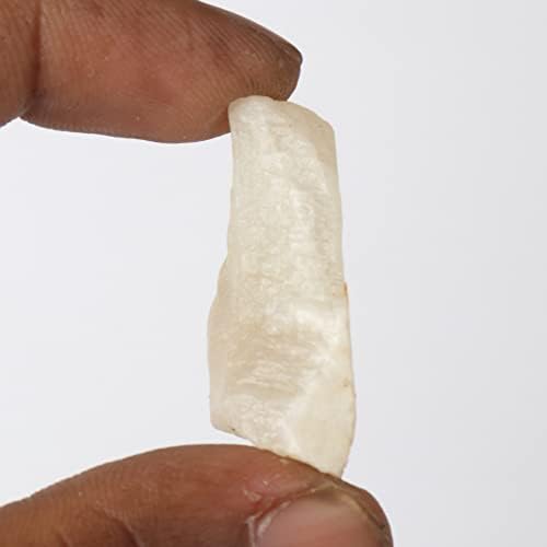 Gemhub Natural Moonstone, Chakra Stone Tell Stone Crystal Natural Rough Raw Stone para ioga, Meditação,