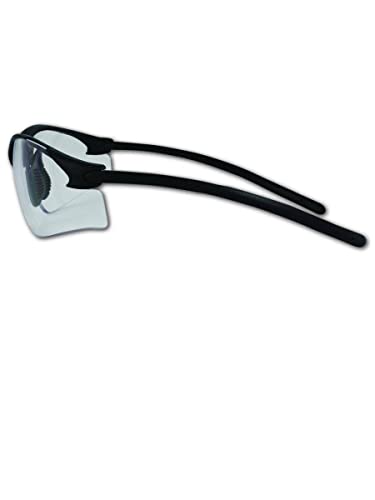 Magid Y79BKAFC Gemstone Zircon Glasses de proteção com revestimento anti-capa, lente clara e quadro