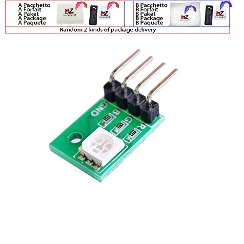 Módulo RGB Módulo de 4 pinos Módulo de LED integral de três cores Módulo de sensor LED Smart Electronics