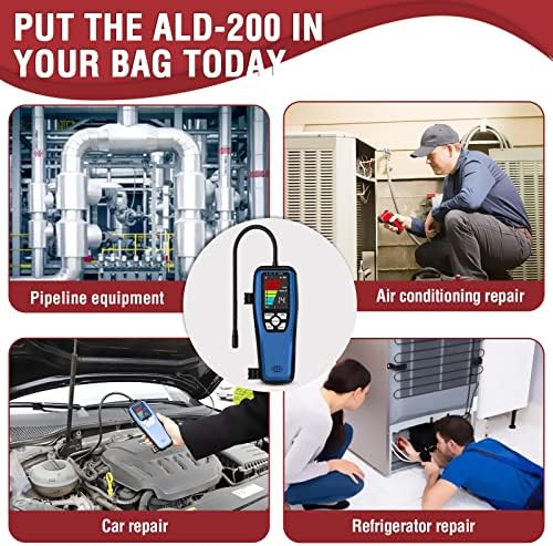 Detector de vazamentos de refrigerante, detector de vazamento de Freon ALD-ALD-ALD-200, Detector de vazamento