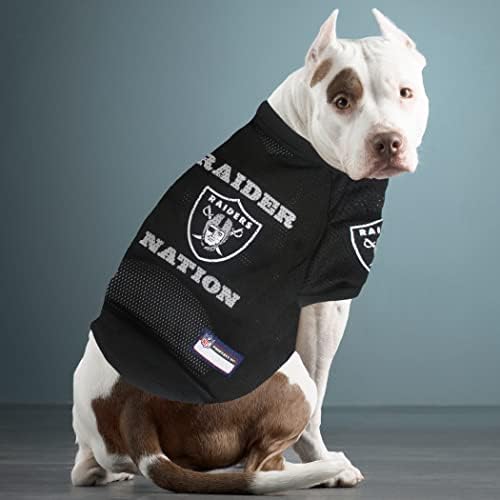 Jersey da NFL - A nova camisa premium de performance de Raglan for Dogs & Cats. Camisa de malha para animais