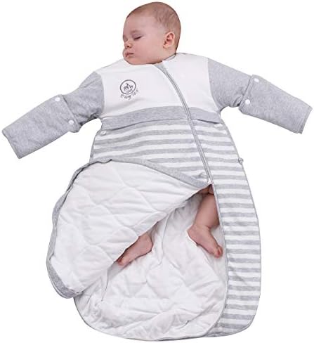 Cyuuro Baby Saco de dormir Mangas de crianças destacáveis ​​para crianças vestíveis para crianças