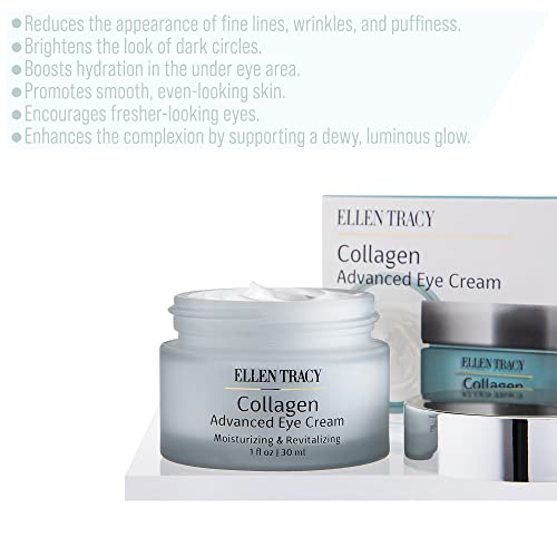 Ellen Tracy Collagen Eye Cream | Creme avançado de hidratação e revitalização antienvelhecimento