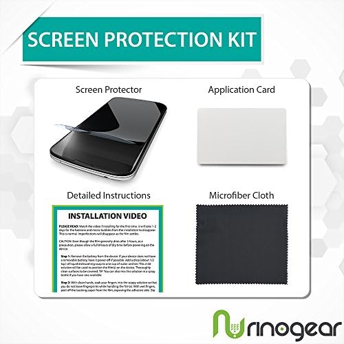 Protetor de tela Rinogear para abordagem Garmin Screen Protetor Case Friendly Flel Flexible TPU FILM FILL FULLO