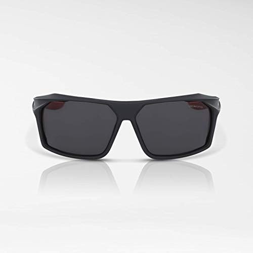 Óculos de sol retangulares de travessia Nike, antracite fosco/branco, 65 mm