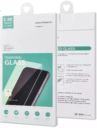 Protetor de tela de vidro premium para iPhone 12 Pro máximo, 0,3 mm 9h 2,5d HD Temperado Film Anti-arranhão,