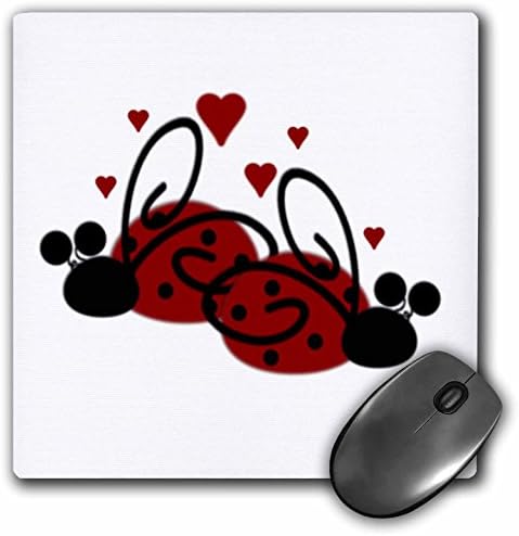 3drose lady bugs in love - mouse pad