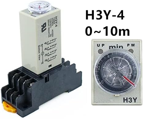 NYCR H3Y-4 0-10M Power OnTime Time Timer DPDT 14PINS H3Y-4 DC12V DC24V AC110V AC220V