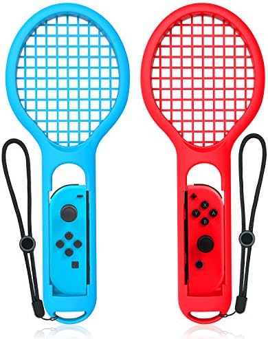 Tennis Racket Compatível com Nintendo Switch, Keten Twin Pack Tennis Racket para Joy-con