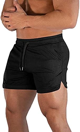 CEHT treino masculino Executando shorts leves de academia atlética com bolsos com zíper