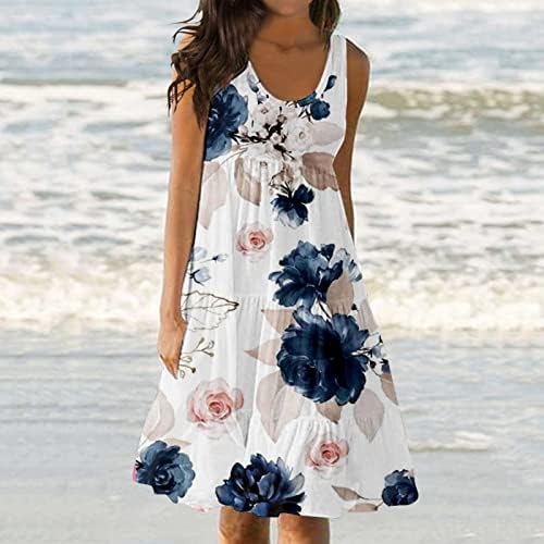 Rvide Sundresses for Women Casual Beach, Vestidos de verão fofos de verão praia casual vestidos de fit
