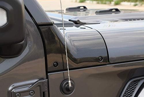Jeep Wrangler Capuz de fibra de carbono capa de capa, carro de canto de carros guardas de canto para Jeep