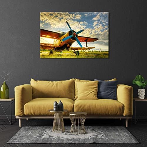 Startonight Canvas Wall Art Decor - Orange Glider - Impressão para o quarto 24 x 36