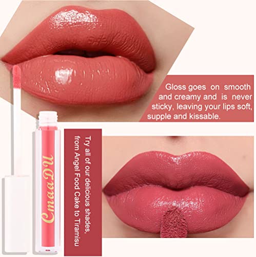 Jeotonero líquido hidratante batom lipglossl gloss vermelho brilho brilhante brilho à prova de beijo não seco