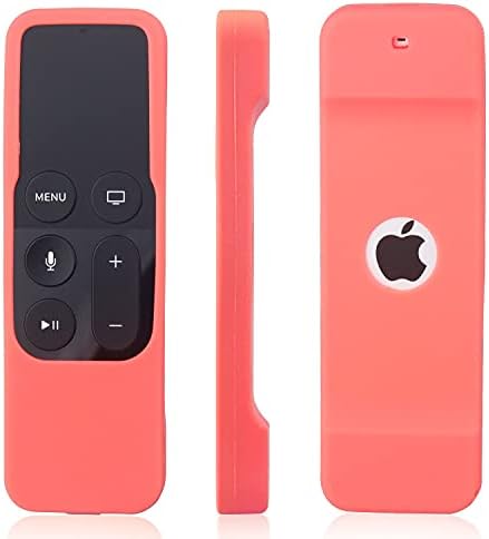 Akwox Peso leve [Anti Slip] Tampa de silicone à prova de choque para a nova Apple TV 4 / 4K 5ª