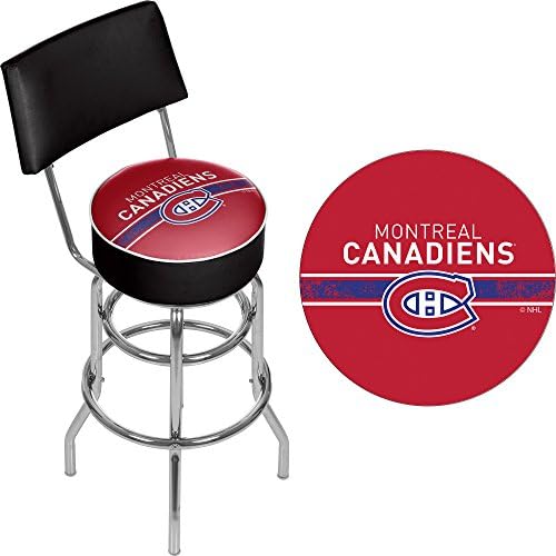 Marca de marca registrada NHL Montreal Canadiens Slitura Banco com as costas
