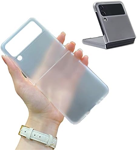Caixa de telefone Orstart para Galaxy Z Flip 3, Ultra Fin PC Hard Protection Case Compatível com Samsung Galaxy