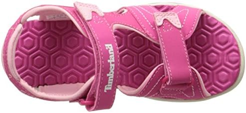 Timberland Aventure Busker Sandal de duas tiras, rosa, 6 m Us Big Kid