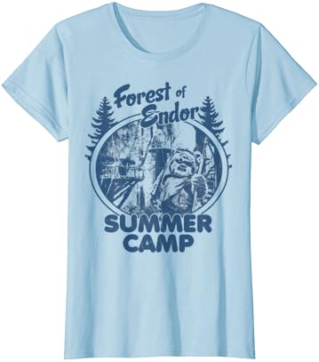 Wars Wars Wicket Ewoks Endor Forest Summer Summer Camp T-Shirt