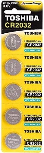 Toshiba CR2032 3V Bateria de células de moeda de lítio de 5
