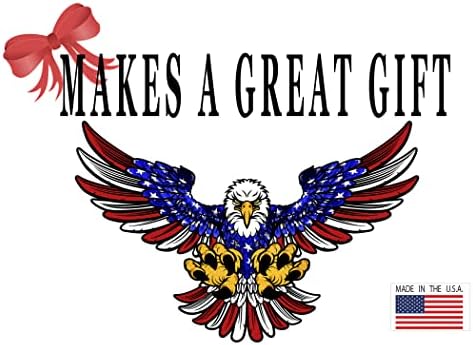 Grande 10x6 American Eagle USA Flag Decal da janela Die Cut Cut