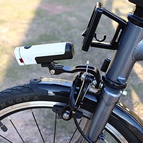 Nelbons Bicycle Out-Front Mount Bracket Bike Light Adapter Mount Compatible com T Rek para Brop Ton 3 Sixty