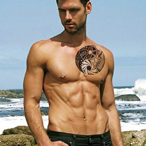 Tatuagem temporária, maori, preto, homem, mulher, tatuagem de adesivos