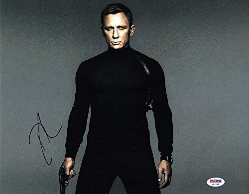 Daniel Craig James Bond 11x14 foto assinada autografada autêntica psa/dna coa