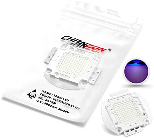 Chanzon High Power LED Chip 100W Purple Ultravioleta SMD COB LUZ COMPONENTS DIODO 100 W ULTRA VIOLET BULLE