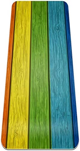 Siebzeh Vintage Rainbow Board Premium grossa de ioga espessa MAT ECO AMICIONAL DE RORBO