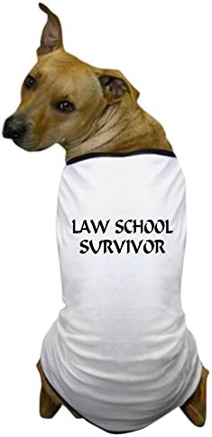 Camiseta de cão de cães de cães de cães da escola de direito do café, roupas de estimação, fantasia engraçada