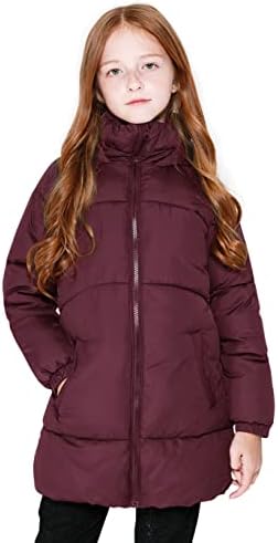 Solocote Girls Winter Coats Mediun Mediun Jackets quentes de algodão como algodão de algodão