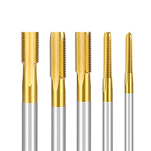 Torneira de parafuso Frill m2-m12 Torne a flauta reta 90-150 Comprimento da máquina métrica do plugue da