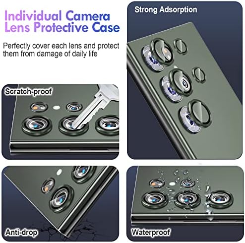 Protetor de lente da câmera XFILM para Samsung Galaxy S23 Ultra, Protetores de Lens Individual