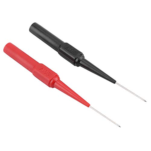 Teste de ferramenta de teste multímetro Pumes de teste elétrico Set 1 par vermelho+cor preta 0,7 mm para aço