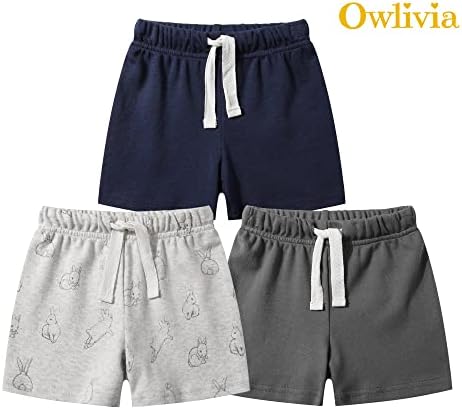 Owlivia Organic Baby Pant Legging Jogger para bebês, menino, menina, criança