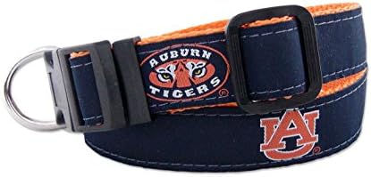 Zep -Pro Auburn Tigers Dog Collar - NCAA - Feito nos EUA.